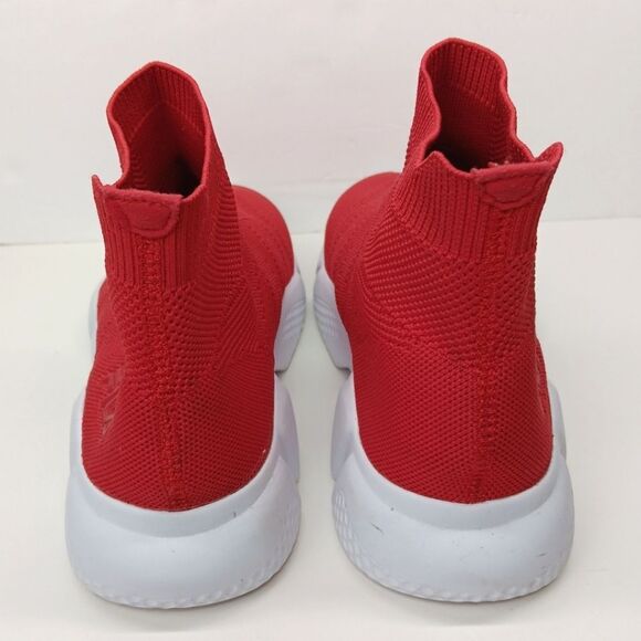 FILA Men's Red Knit High Top Sock Sneakers Size 10 Slip-On Lightweight Athletic - Picture 6 of 8